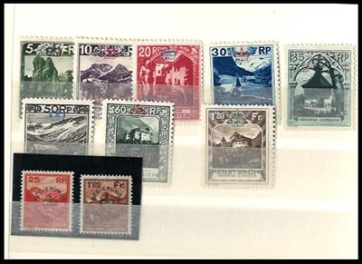 * - Liechtenstein Dienstm. Nr. 1/9, - Stamps