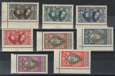 ** - Liechtenstein Nr. 82/89, - Briefmarken