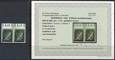 ** - Österr. 1945 - III. Wiener - Francobolli