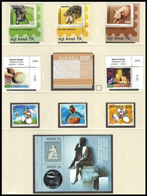 ** - Partie FRANKATURWARE Schweiz ca. 1994/2004, - Briefmarken