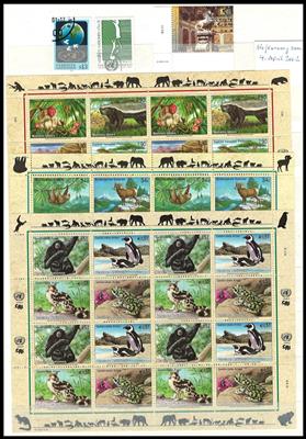 ** - Partie moderne UNO Wien/Genf/N. Y, - Stamps