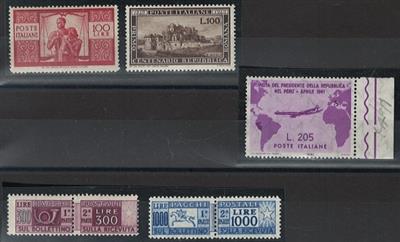 ** - Sammlung Italien 1945/1995, - Briefmarken