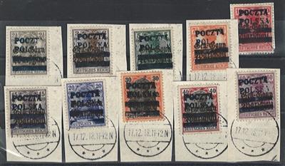 Briefstück - Polen 1918/19 - Lokalausgabe Makow, - Briefmarken