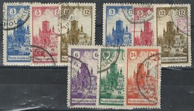 gestempelt - Polen - Bestellpostanstalten - Zarkin Nr. 1/9, - Stamps