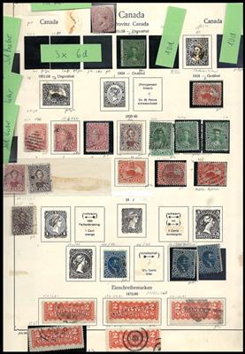 gestempelt/*/** - Reichh. Sammlung Canada ca. 1858/1990 mit Dubl., - Briefmarken