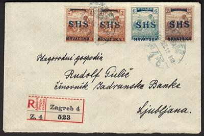 Poststück/Briefstück - Jugoslawien, - Briefmarken