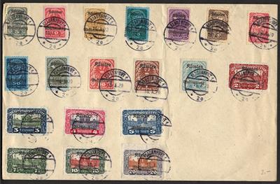 Poststück - Eropa und Übersee, - Briefmarken
