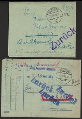 Poststück - Partie D. Feldpost WK II, - Stamps