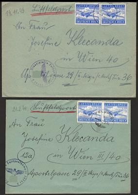 Poststück - Partie D. Feldpost WK II, - Briefmarken