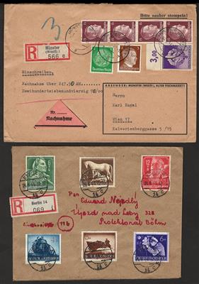 Poststück - Partie Poststücke D.Reich, - Briefmarken