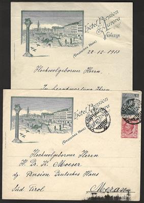 Poststück - partie Poststücke meist D.Reich u. div. Ausland, - Briefmarken