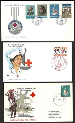 Poststück - Rotes Kreuz Motivbelege - Stamps