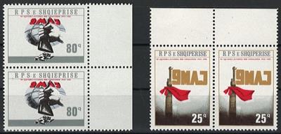 ** - Albanien Nr. 2264/65 in Randpaaren - Briefmarken und Ansichtskarten