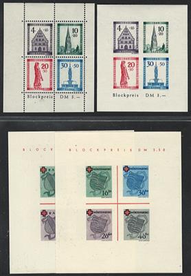 ** - Franz. Zone Bl. Nr. 1A/B, - Stamps