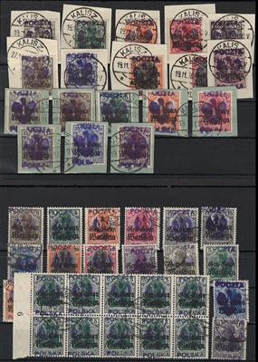 Briefstück/gestempelt/* - Polen - Ehemaliges Deutsches Besetzungsgebiet - Ausgabe KALISZ, - Stamps