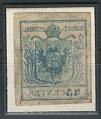 gestempelt - Lombardei-Venetien Nr. 5H Ty I dunkelblau, - Briefmarken und Ansichtskarten