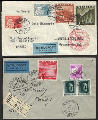 Poststück - Österr. I. Rep./ostmark - Briefmarken und Ansichtskarten