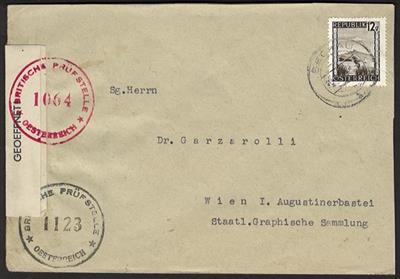 Poststück - Österreich Zensurlos 1945/1946 Belege - Stamps