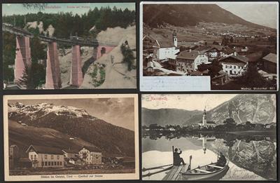 Poststück - Partie AK Tirol u.a. mit - Stamps