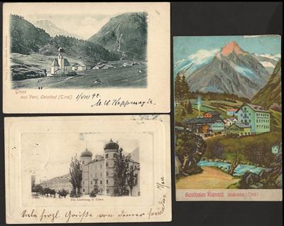 Poststück - Partie AK Tirol u.a. mit Gasthaus Ranatt - Vent - Gasthof Eichhof - Lienz - Hechtsee - Luttach - Hall etc., - Známy