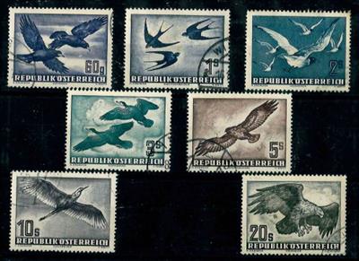 gestempelt - 1950/53 Vogelwelt (ANK - Stamps