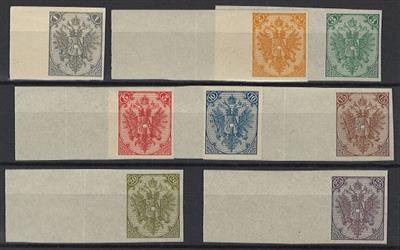 (*) - Bosnien - Probedrucke Nr. 2 auf Kartonpapier, - Briefmarken