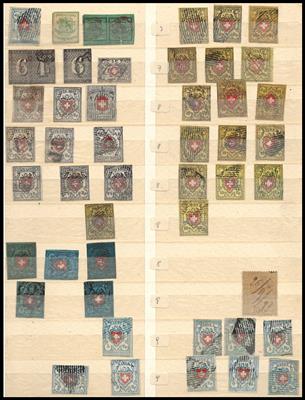 */gestempelt - Außergewöhnl. Bestand Schweiz ab 1850 inkl. Rand - gebiete, - Briefmarken