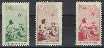 * - Schweiz Nr. I/III, - Briefmarken
