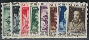 ** - Vatikan Nr. 51/58, - Stamps