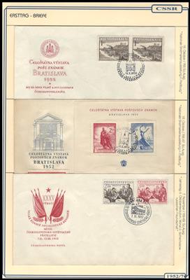 gestempelt/Poststück - Sammlung Tschechosl. 1945/1990, - Briefmarken