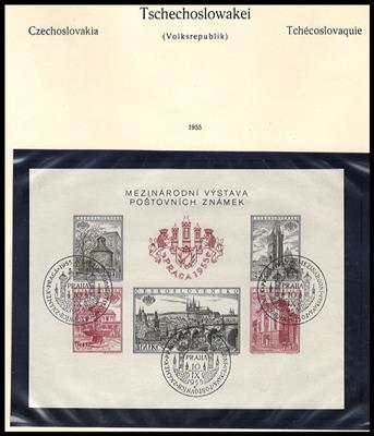 gestempelt - Saubere Sammlung Tschechosl. 1945/1978, - Briefmarken