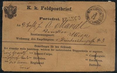Poststück - Bosnien - Feldpostbrief auf Vordruckkuvert, - Známky