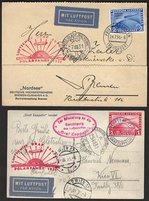 Poststück - D.Reich - Zeppelin Polarfahrt, - Francobolli