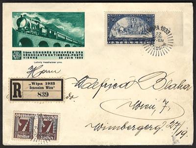 Poststück - Österr. - WIPA glatt vom - Briefmarken