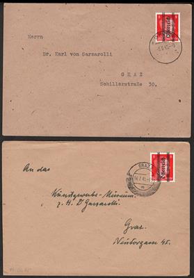 Poststück - Österreich 1945, - Briefmarken