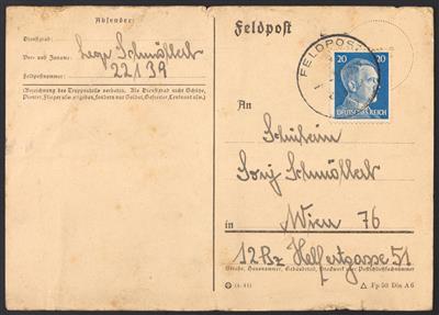 Poststück - Sammlung Kriegsgefangenenpost von Österreichern in Ägypten meist 1945 div. Zensuren, - Francobolli