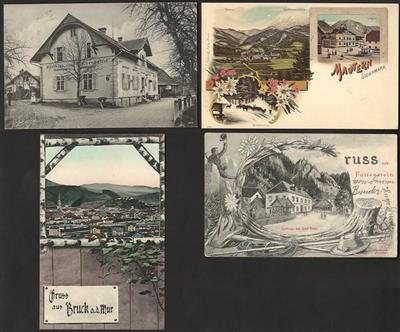 Poststück - Partie AK Steiermark mit - Motiv- und Ansichtskarten