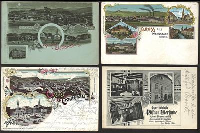 Poststück - Partie AK Tschechosl. ab - Motiv- und Ansichtskarten