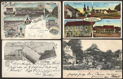Poststück - Partie AK Tschechosl. u.a. mit - Motiv- und Ansichtskarten