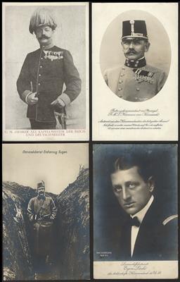 Poststück - Partie Motivkarten meist Militärs und Heerführer Österr. und etwas Deutschland, - Motiv- und Ansichtskarten