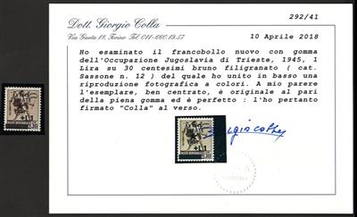 * - Jugoslawien - Besetzung Triest 1945, - Stamps