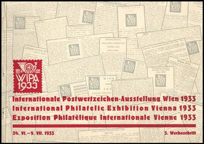 Literatur: WIPA 1933, - Briefmarken