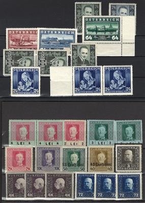**/*/gestempelt - Partie Österreich ab 1867 - Monarchie bis I. Rep. -Frei-, - Briefmarken und Ansichtskarten