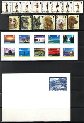 ** - Kpl. Sammlung  Großbrit. Guernsey Ausg. 1969/1994 m. Porto Nr. 15/41, - Stamps