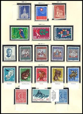 ** - Sammlung Schweiz ca. 1965/1997, - Stamps