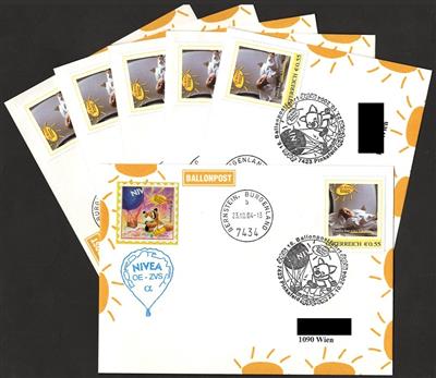 Poststück - Für die St. Anna Kinderkrebsforschung - Stamps