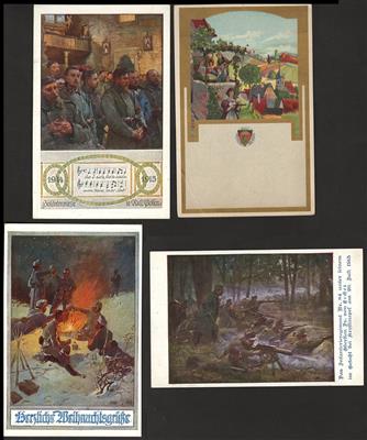 Poststück - Partie Schulvereinskarten, - Francobolli