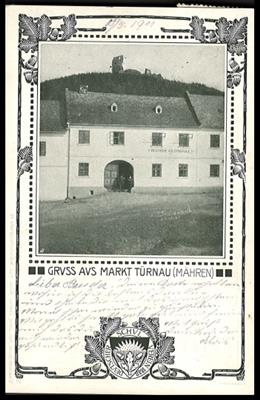 Poststück - Partie "Schulvereinskarten" aus Mähren um 1910 (einige nur mit seltenen Vignetten), - Francobolli