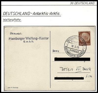Poststück - Reichh. Sammlung D. Antarktis - Expeditionen incl. ein wenig DDR, - Známky