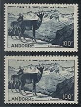 ** - Andorra Nr. 141(2), - Briefmarken und Ansichtskarten